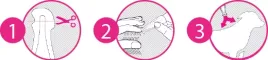 Instructions for use for FRONTLINE Tri-Act-liuos tippumiseen koirille 5-10 kg, 3 kpl - 5
