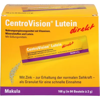 CENTROVISION Luteiini suorat rakeet, 84 kpl