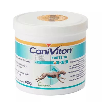 CANIVITON Forte 30 Erg.Futterm.Granulat f.Hunde, 400 g