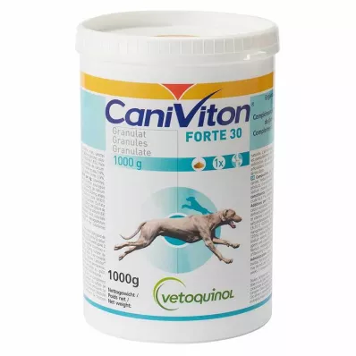 Caniviton Forte 30 lisärehurakeet koirille, 1000 g
