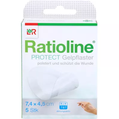 RATIOLINE protect geelikipsi 4,5x7,4 cm, 5 kpl