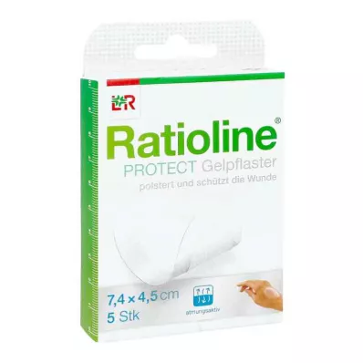 Ratioline Protect geelilaastarit 4,5x7,4 cm (5 kpl) Ratioline Protect geelilaastarit 4,5x7,4 cm (5 kpl)