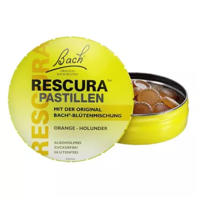 Bach Flowers Original Rescura Pastilles Orange-Selderberry, 50 g Bach Flowers Original Rescura Pastilles Orange-Selderberry, 50 g