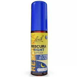 BACHBLÜTEN Original Rescura Night Spray alkoholiton yösumute, 20 ml
