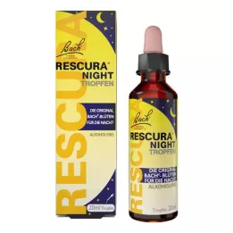 BACHBLÜTEN Alkuperäiset Rescura yötipat, alkoholiton, 20 ml