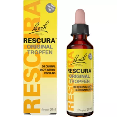 BACHBLÜTEN Alkuperäiset Rescura-tipat alkoholiton, 20 ml