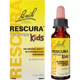 BACHBLÜTEN Alkuperäinen Rescura Kids Tro.alkoholiton, 10 ml