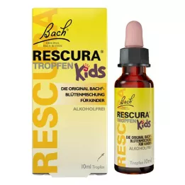 BACHBLÜTEN Alkuperäinen Rescura Kids Tro.alkoholiton, 10 ml