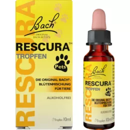 BACHBLÜTEN Original Rescura Pets Tro.alk.frei vet., 10 ml