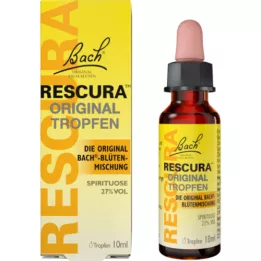 BACHBLÜTEN Alkuperäiset Rescura-tipat alkoholin kanssa, 10 ml