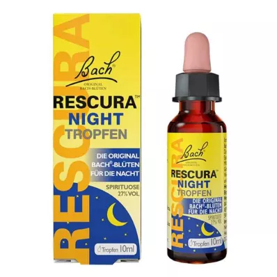 Bach Flowers Original Rescura Night Tro.alkoholi, 10 ml Bach Flowers Original Rescura Night Tro.alkoholi, 10 ml
