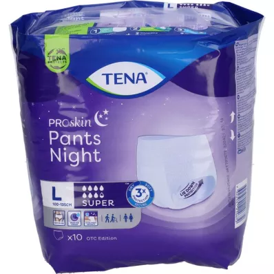 TENA PANTS yön super L -kertakäyttöhousut, 10 kpl