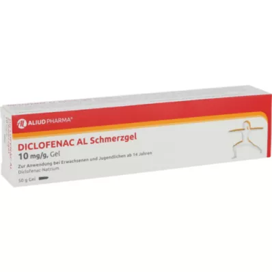 DICLOFENAC AL Kipugeeli 10 mg/g, 50 g