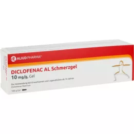 DICLOFENAC AL Kipugeeli 10 mg/g, 100 g