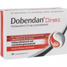 DOBENDAN Suora flurbiprofeeni 8,75 mg pastilli, 36 kpl