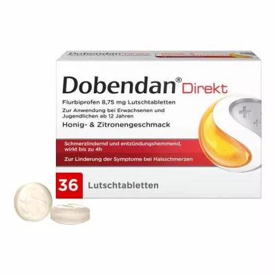 Dobendan® Direct Flurbiprofen 8,75 mg imeskelytabletit, 36 kpl