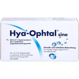HYA-OPHTAL sine-silmätippoja, 30X0,5 ml