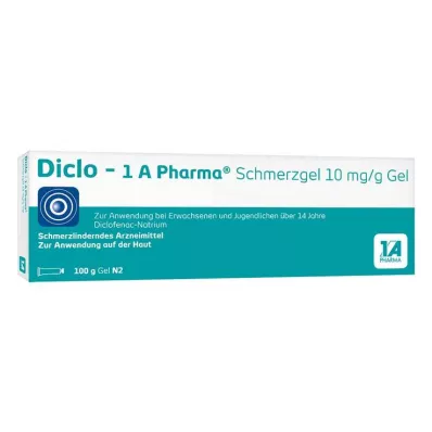 DICLO-1A Pharma kipugeeli 10 mg/g, 100 g]