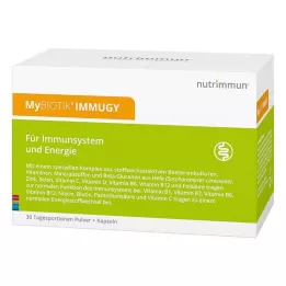 MYBIOTIK IMMUGY Yhdistelmäpakkaus 30x2 g+60 kapselia, 1 p
