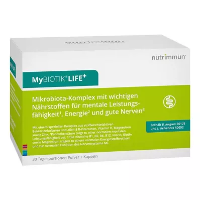 MYBIOTIK LIFE+ Yhdistelmäpakkaus 30x1,5 g Plv.+60 Caps., 1 kpl MYBIOTIK LIFE+ Yhdistelmäpakkaus 30x1,5 g Plv.+60 Caps., 1 kpl