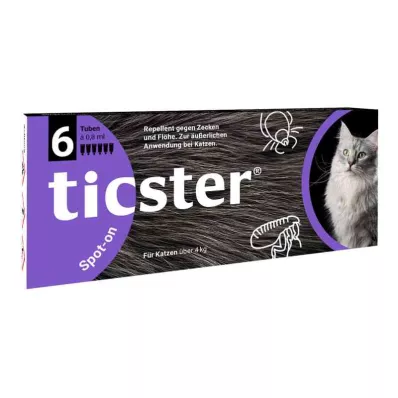 TICSTER Spot-on neste 4-8 kg painaville kissoille, 6X0,8 ml TICSTER Spot-on neste 4-8 kg painaville kissoille, 6X0,8 ml