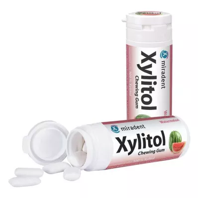MIRADENT Ksylitolihammashoitopurukumi vesimeloni, 30 kpl MIRADENT Ksylitolihammashoitopurukumi vesimeloni, 30 kpl