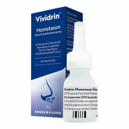 Vividrin® Mometasone heinänuha nenäsumute vaikeisiin allergisiin oireisiin, 18 g