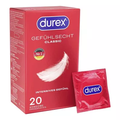 durex® Feel-Real Classic Kondomit, 20 kpl durex® Feel-Real Classic Kondomit, 20 kpl
