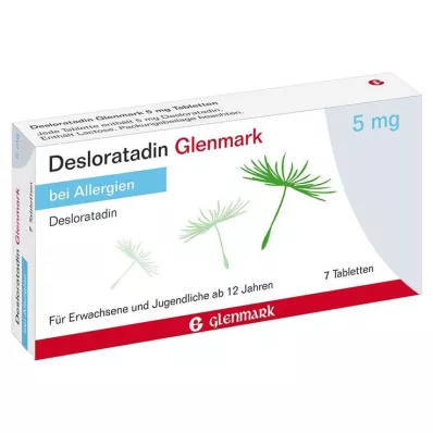 DESLORATADIN Glenmark 5 mg tabletit, 7 kpl