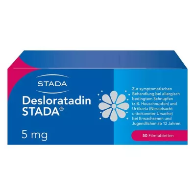 Desloratadine STADA® 5 mg kalvopäällysteiset tabletit, 50 kpl Desloratadine STADA® 5 mg kalvopäällysteiset tabletit, 50 kpl