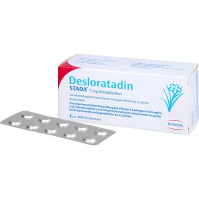 DESLORATADIN STADA 5 mg kalvopäällysteiset tabletit, 100 kpl