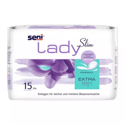 SENI Lady Slim inkontinenssityyny extra, 15 kpl SENI Lady Slim inkontinenssityyny extra, 15 kpl
