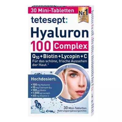 TETESEPT Hyaluron 100 Complex kalvopäällysteiset tabletit, 30 kpl