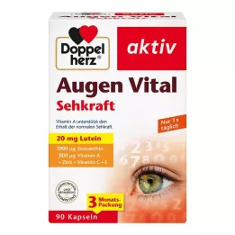 DOPPELHERZ Augen Vital Sehkraft aktiv kapselit, 90 kapselia