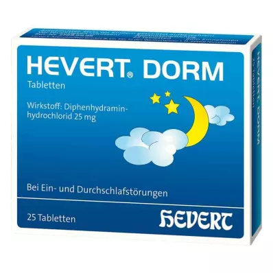 HEVERT DORM Tabletit, 25 kpl HEVERT DORM Tabletit, 25 kpl