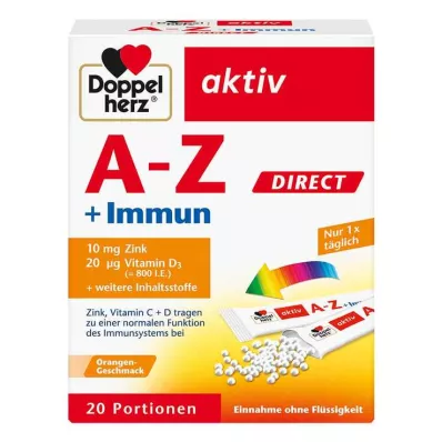 Doppelherz A-Z + Immune Direct -pelletit, 20 kpl