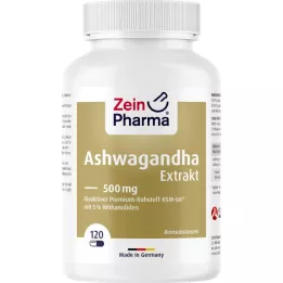 ASHWAGANDHA EXTRAKT 500 mg kapselit, 120 kpl