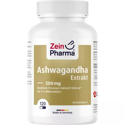 ASHWAGANDHA EXTRAKT 500 mg kapselit, 120 kpl