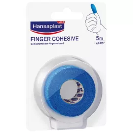 HANSAPLAST Sormisidos, itseliimautuva, 2,5 cm x 5 m, sininen, 1 kpl