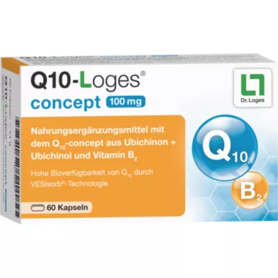 Q10-LOGES käsite 100 mg kapselit, 60 kpl