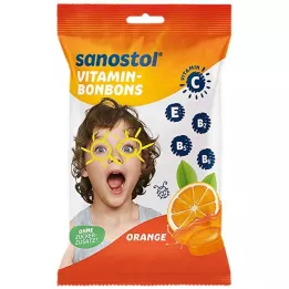 SANOSTOL Vitamiinikarkkeja appelsiini, 75 g