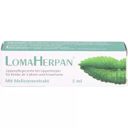 LOMAHERPAN Huulivoide sitruunamelissauutteella, 5 ml