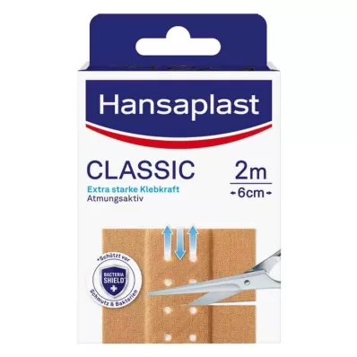 Hansaplast Classic kipsi 6 cm x 2 m, 1 kpl Hansaplast Classic kipsi 6 cm x 2 m, 1 kpl