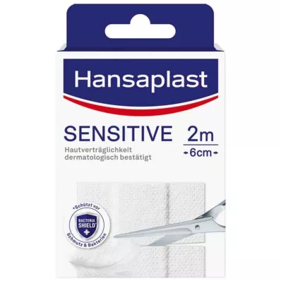 HANSAPLAST Herkkä kipsi hypoallergeeninen 6 cmx2 m, 1 kpl