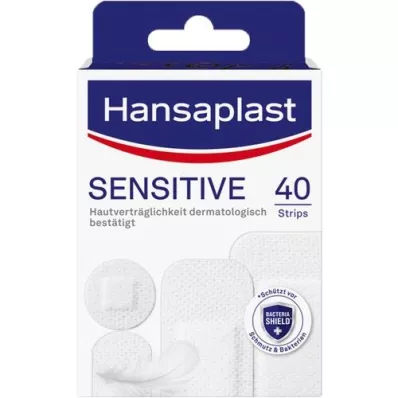 HANSAPLAST Sensitive Plaster Hypoallergenic Strips, 40 kpl