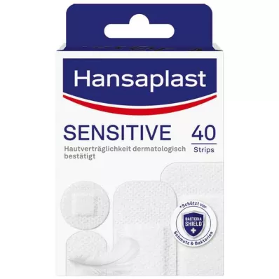 Hansaplast Sensitive laastarit hypoallergeeniset nauhat, 40 kpl