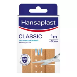 HANSAPLAST Klassinen kipsi 6 cmx1 m, 1 kpl