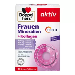 DOPPELHERZ Womens Minerals+Collagen Depot Tbl, 30 kpl