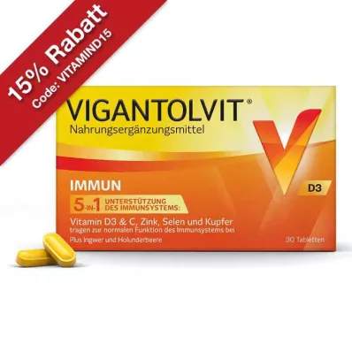VIGANTOLVIT Immuuni kalvopäällysteiset tabletit, 30 kpl