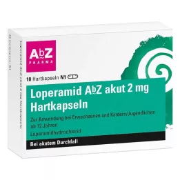 LOPERAMID AbZ akut 2 mg kovat kapselit, 10 kpl